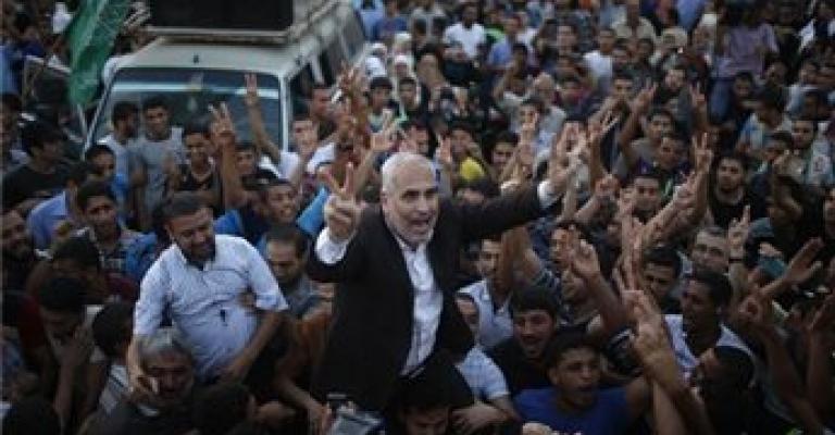 مظاهر ابتهاج في غزة مع بدء سريان وقف إطلاق النار