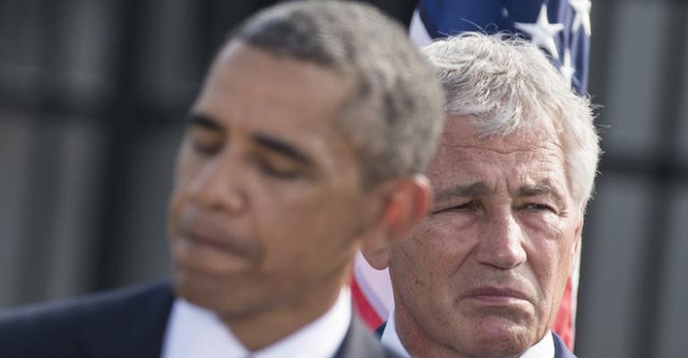 أوباما يقبل استقالة وزير دفاعه تشاك هيغل