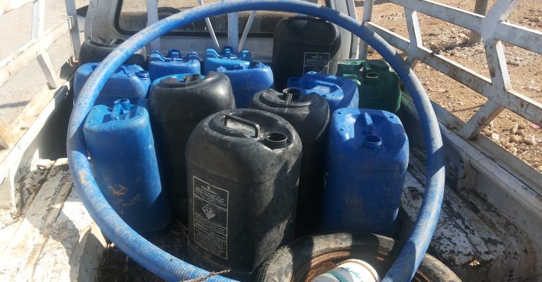 السلطة ترفض ايصال المياه لحي الميدان بالحلابات السلطة ترفض ايصال المياه لحي الميدان بالحلابات