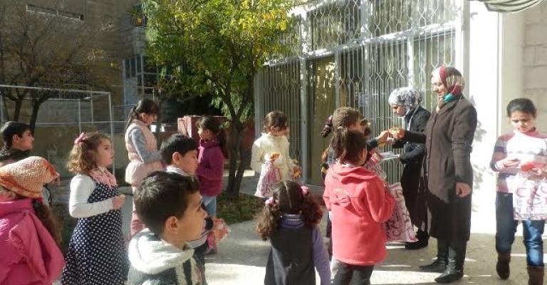 نشاط لأطفال سوريين في جمعية المستقبل الزاهر للصحة النفسية/ تصوير أغيد محمد 