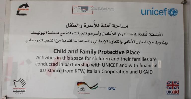 "مساحة آمنة للأسرة والطفل" لدمج اللاجئين في المجتمع الأردني "مساحة آمنة للأسرة والطفل" لدمج اللاجئين في المجتمع الأردني