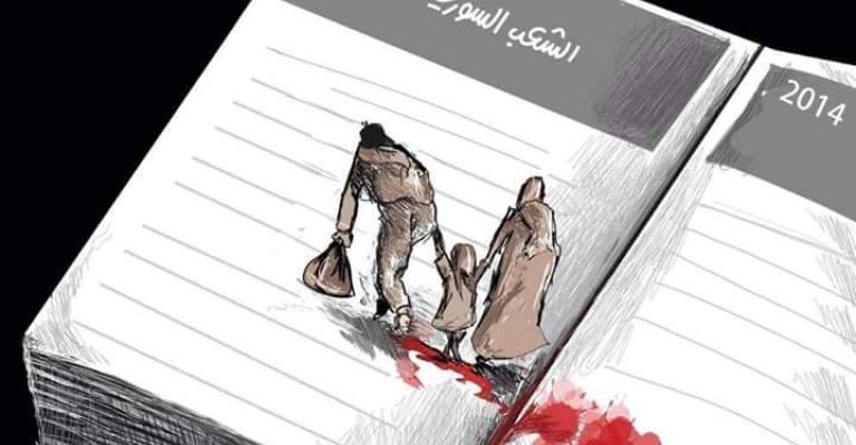 2014... عام رفع الأيادي الداعمة عن اللاجئين السوريين 2014... عام رفع الأيادي الداعمة عن اللاجئين السوريين