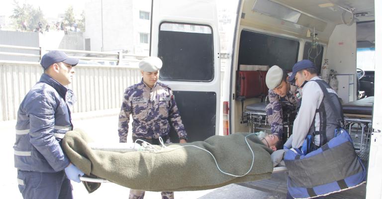 الدفاع المدني يتعامل مع 104 حوادث