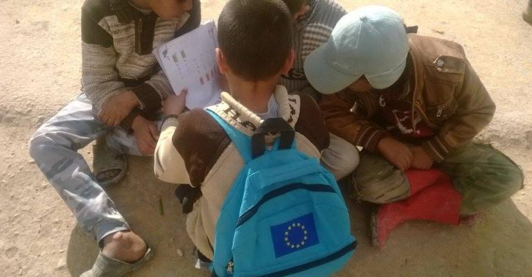 أطفال اللاجئين السوريين سفراء لتشجيع التعليم في مخيم الزعتري