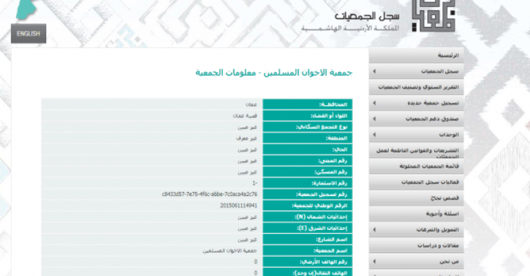 جمعية الإخوان المسلمين تتسلّم شهادة تسجيلها من الكلالدة
