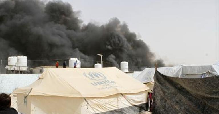 4 حوادث حريق على الأقل شهريا في "الزعتري"