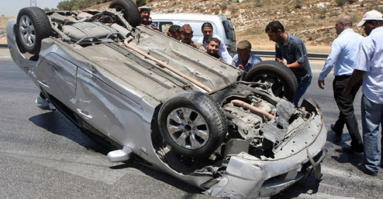 إصابة 7 بحادث على طريق المفرق - جرش