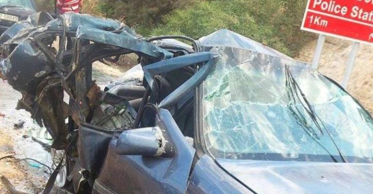 8 إصابات بحادث تدهور على طريق كفرنجة