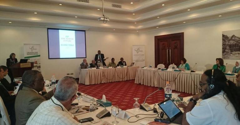 اختتام دائرة "افريقيا الموحدة" المستديرة في عمّان اختتام دائرة "افريقيا الموحدة" المستديرة في عمّان