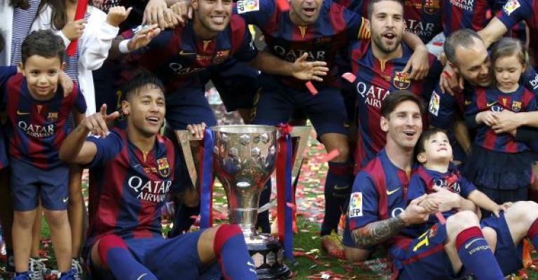 "البرشا" بطلا للدوري الإسباني "البرشا" بطلا للدوري الإسباني