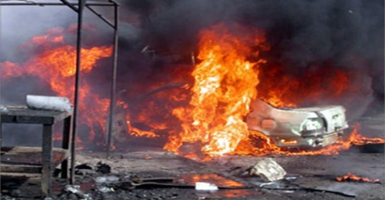 مقتل وإصابة 10عراقيين بتفجير في بغداد مقتل وإصابة 10عراقيين بتفجير في بغداد