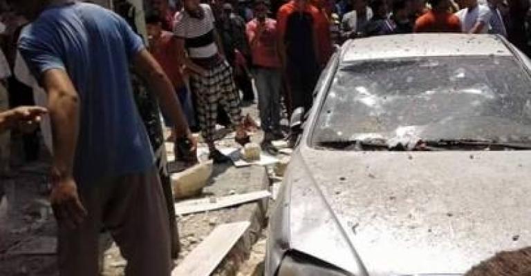 الرمثا:تعويض تجار متضررين من سقوط قذيفة سورية الرمثا:تعويض تجار متضررين من سقوط قذيفة سورية