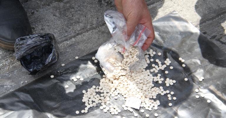 ضبط ربع مليون حبة مخدرة ضبط ربع مليون حبة مخدرة