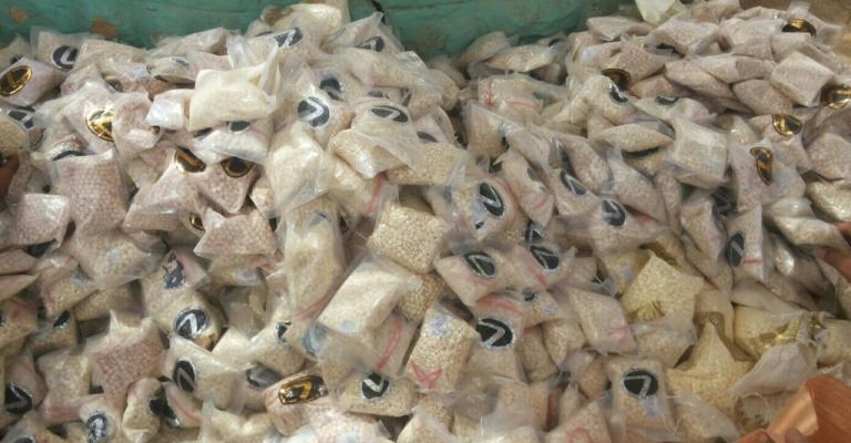 إحباط تهريب 2 مليون حبة مخدرة للأردن إحباط تهريب 2 مليون حبة مخدرة للأردن