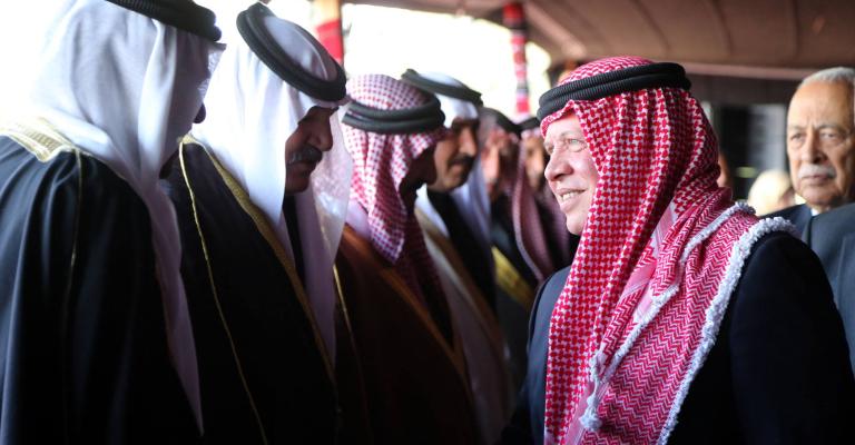 غياب الملف الأمني عن لقاء الملك بوجهاء معان غياب الملف الأمني عن لقاء الملك بوجهاء معان