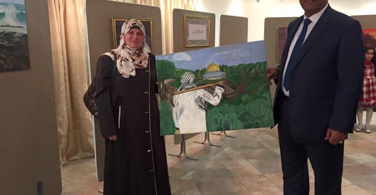 "الأمـل" عنوانا للمعرض الأول للتشكيلية العبوشي في الزرقاء