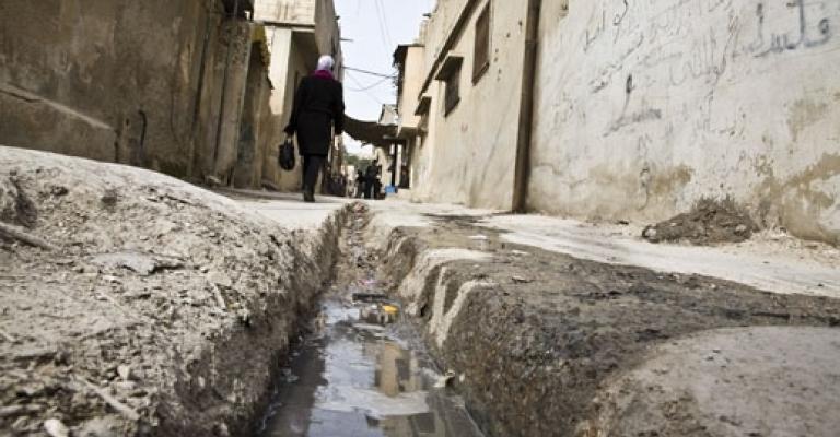 خطة طوارئ في المخيمات الفلسطينية لمواجهة الشتاء خطة طوارئ في المخيمات الفلسطينية لمواجهة الشتاء