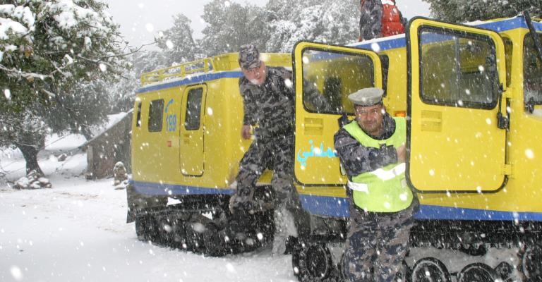 التعامل مع 283 حادثا خلال المنخفض التعامل مع 283 حادثا خلال المنخفض