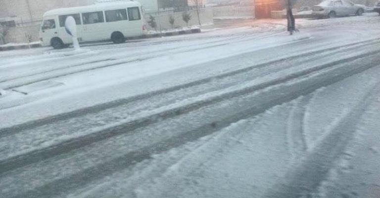 ثلوج السلط الإثنين 25/1/2016 ثلوج السلط الإثنين 25/1/2016