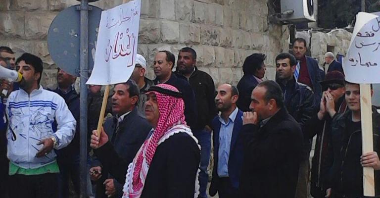 وقفة احتجاجية أمام نقابة الفنانين وقفة احتجاجية أمام نقابة الفنانين