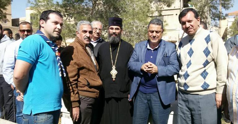 حملة تنظيف وصيانة للمقبرة المسيحية القديمة في الزرقاء