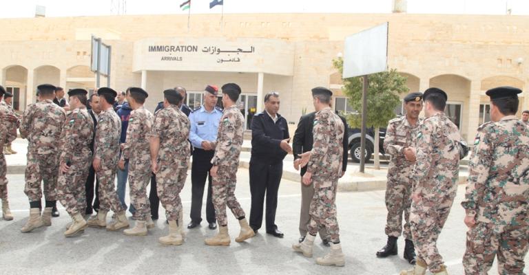 وصول القوات الأردنية المشاركة برعد الشمال وصول القوات الأردنية المشاركة برعد الشمال