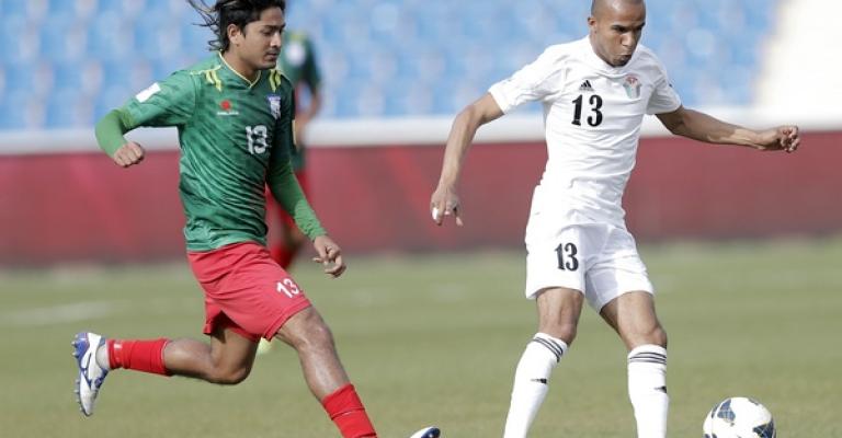 فوز سهل للنشامى على بنغلادش في التصفيات المزدوجة