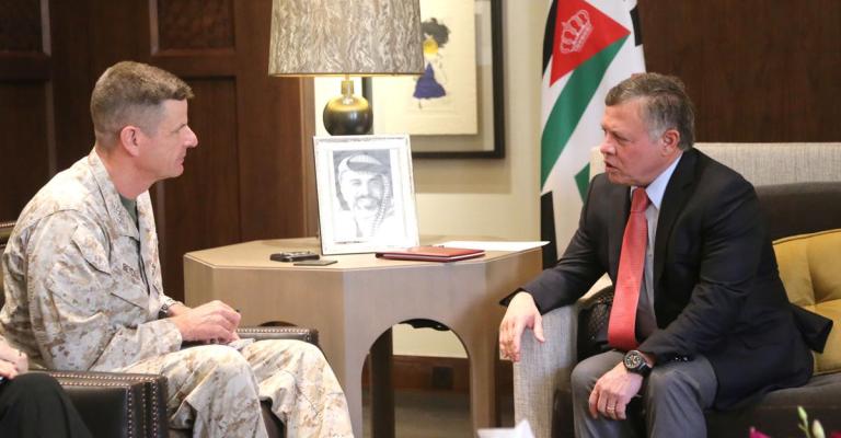 قائد قوات مشاة البحرية الأمريكية في الأردن