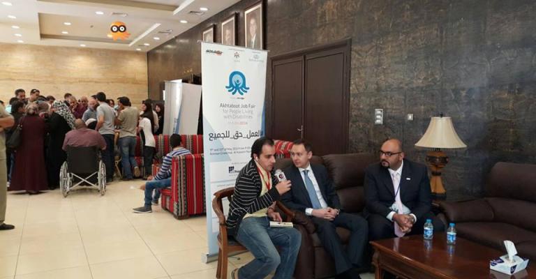 حلقة ميدانية من معرض أخطبوط للتوظيف
