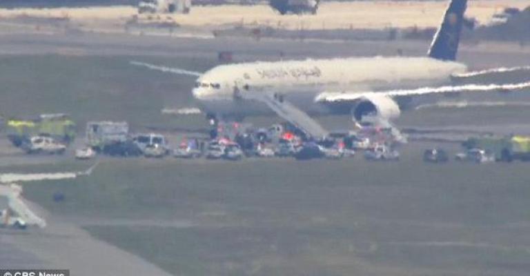بلاغ عن قنبلة على طائرة تتجه من الكويت للأردن