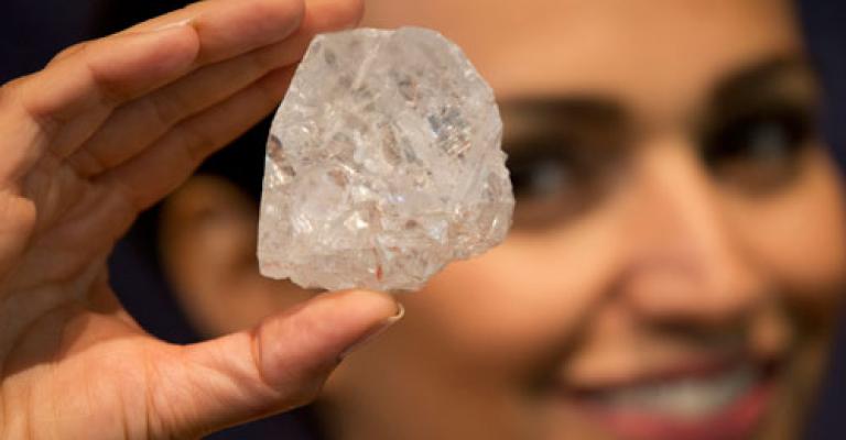 اكتشاف أضخم الماسة نقية