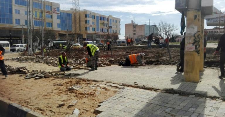 استئناف العمل بمشروع مجمع سفريات إربد الجنوبي استئناف العمل بمشروع مجمع سفريات إربد الجنوبي