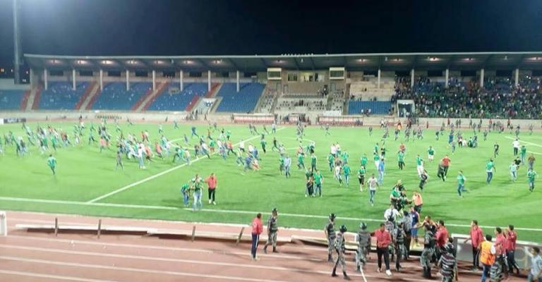 "الاتحاد": مسؤولية شغب مباراة الوحدات والرمثا على الجميع و الداخلية: سنحاسب من خالف