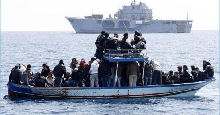 خفر السواحل الإيطالي ينقذ 6500 مهاجر من الغرق في المتوسط خفر السواحل الإيطالي ينقذ 6500 مهاجر من الغرق في المتوسط