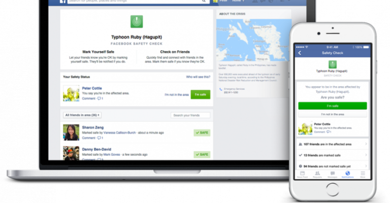 فيس بوك تمنح المستخدمين إمكانية تفعيل “التحقق من السلامة” في حالات الطوارئ‎