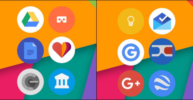 حزمة أيقونات مميزة على أجهزة أندرويد