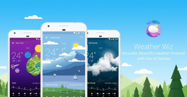 Weather Wiz .. تطبيق للطقس بتصميم أنيق على أجهزة أندرويد