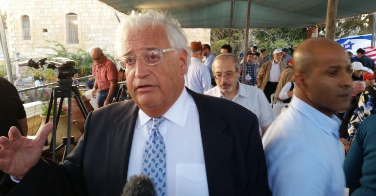 السفير الأمريكي الجديد يعلن نيته السكن في القدس السفير الأمريكي الجديد يعلن نيته السكن في القدس