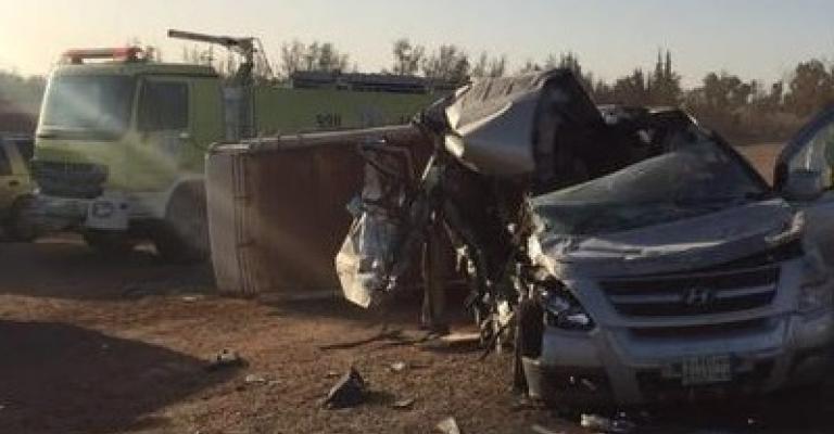 وفاة 4 أردنيين من عائلة واحدة بحادث في السعودية وفاة 4 أردنيين من عائلة واحدة بحادث في السعودية