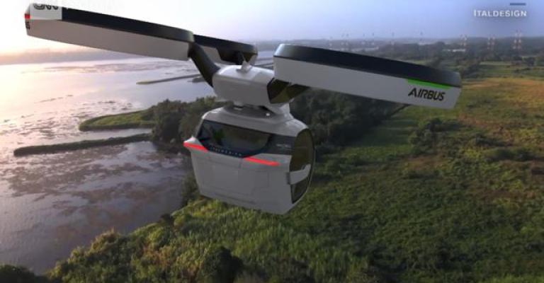 سيارة "تطير" فوق الزحام