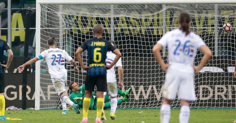 الإنتر يسقط أمام سمبدوريا في الدوري الإيطالي