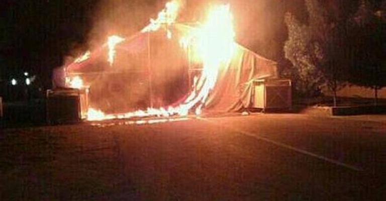 وفاتان وإصابة بحريق خيمة لسوريين في حوارة وفاتان وإصابة بحريق خيمة لسوريين في حوارة