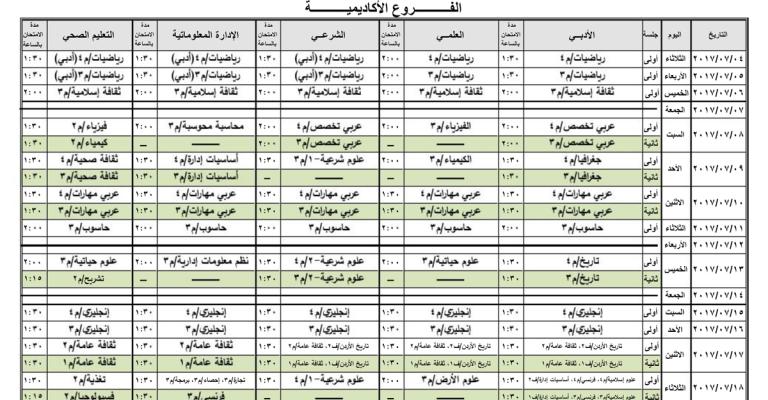 اعتماد البرنامج النهائي لصيفية التوجيهي اعتماد البرنامج النهائي لصيفية التوجيهي