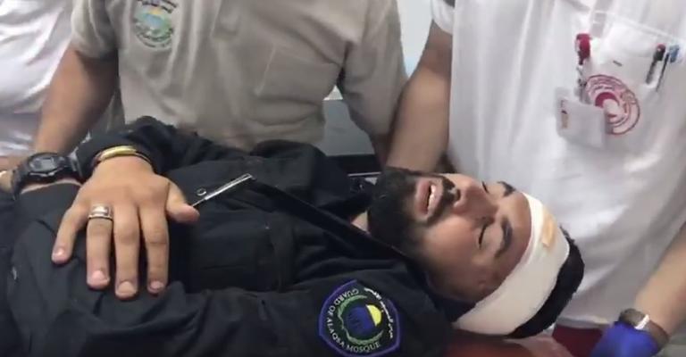 إصابة 4 من حراس الأقصى واعتقال ثلاثة منهم إصابة 4 من حراس الأقصى واعتقال ثلاثة منهم