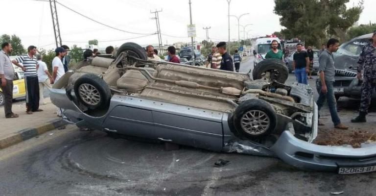 مادبا: 3 وفيات و3 إصابات بحادث تصادم