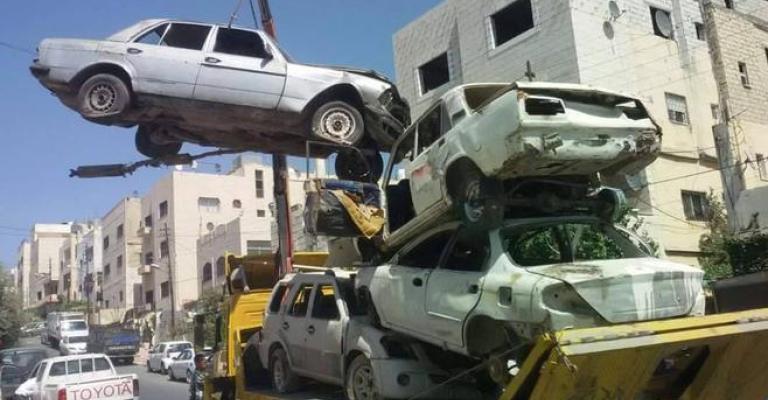 رفع 8 ألاف هيكل لمركبات مهجورة من العاصمة