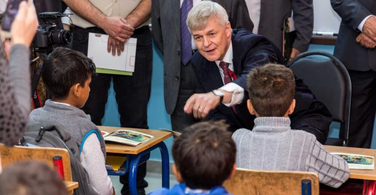 السفير البريطاني في إربد لللاطلاع على المشاريع الممولة