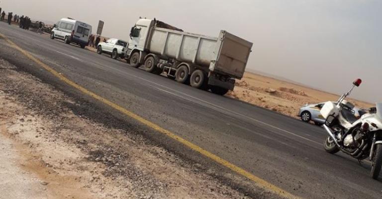 وفاة (5) أشخاص وإصابة آخر اثر حادث سير في الزرقاء