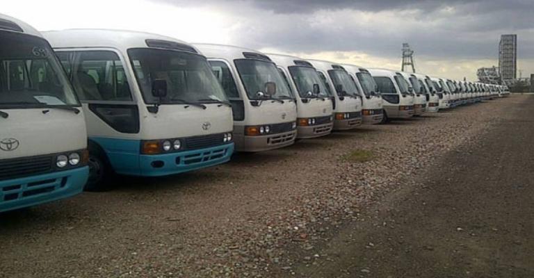 اعتصام لأصحاب حافلات العمومي في عجلون وعنجرة وكفرنجة اعتصام لأصحاب حافلات العمومي في عجلون وعنجرة وكفرنجة