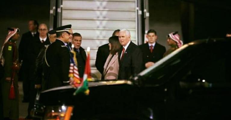 العمل الإسلامي يدين استقبال بنس العمل الإسلامي يدين استقبال بنس